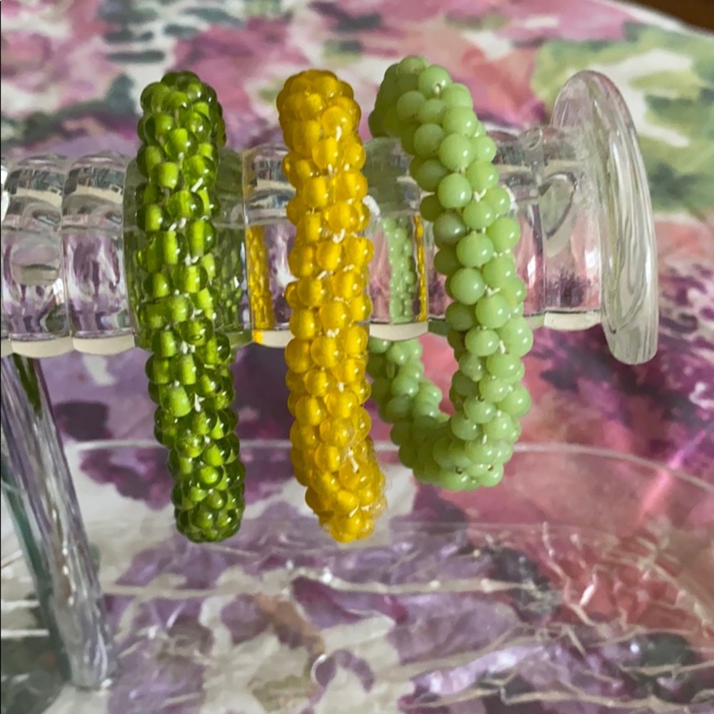 LOFT beaded stretch bracelets (3)